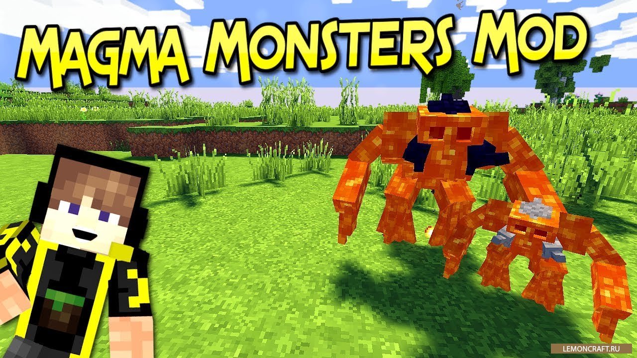 Мод на магических монстров Magma Monsters [1.12.2] [1.11.2] [1.10.2]