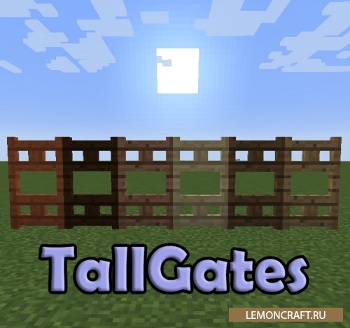 Мод на высокие ворота TallGates [1.12.2]