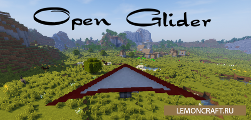 Мод на дельтаплан Open Glider [1.12.2] [1.11.2] [1.10.2]