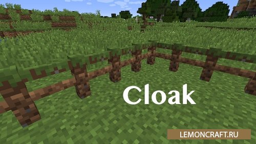 Мод на смену текстуры блоков Cloak [1.12.2]