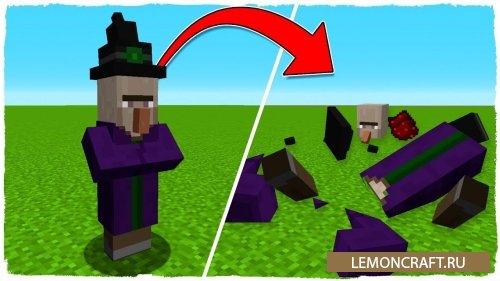 Мод на красивые смерти мобов Exploding Mobs [1.12.2]