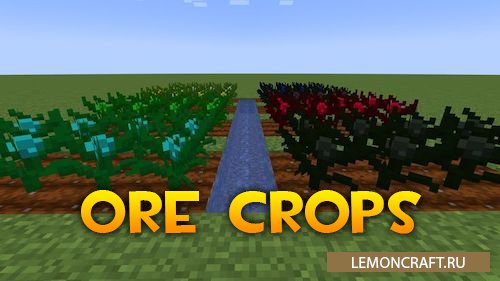 Мод на выращивание руд Ore Crops [1.17.1]